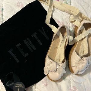 Fenty x PUMA Rhianna Creepers leather bow size 7 1/2
